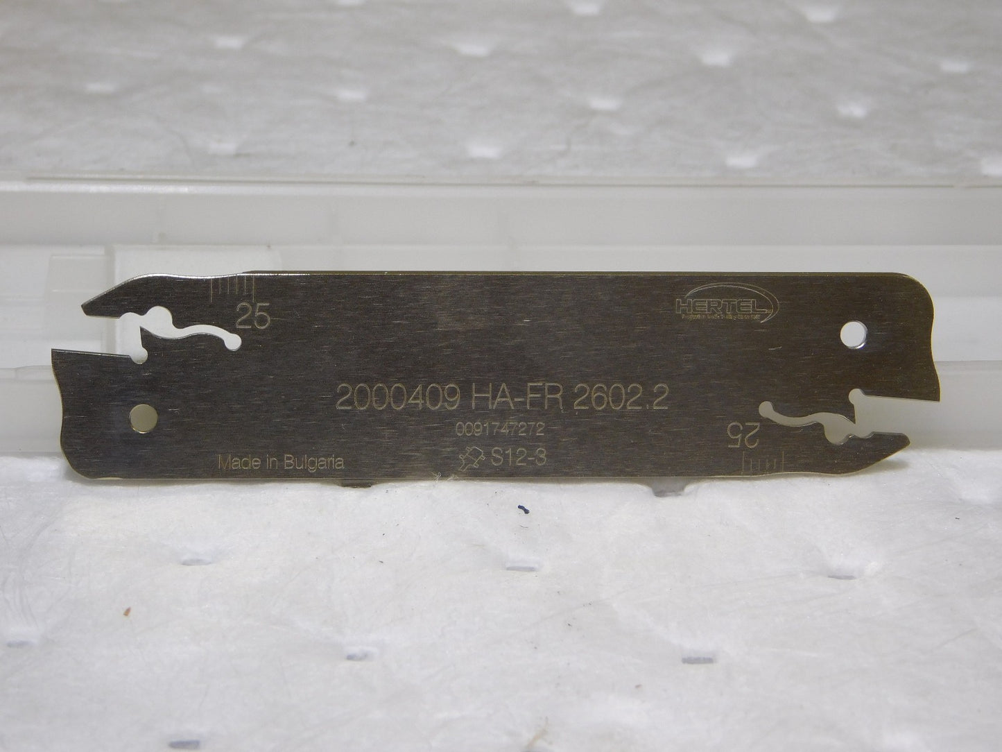 Hertel Indexible Cutoff Blade 0.984 Max DOC 2mm Blade W x 26mm Blade H 2000409