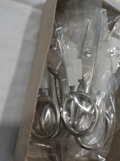 Wiss 6pk of  1-7/8"LOC  Nickel Plated Scissors Serrated For Electrical 06650741