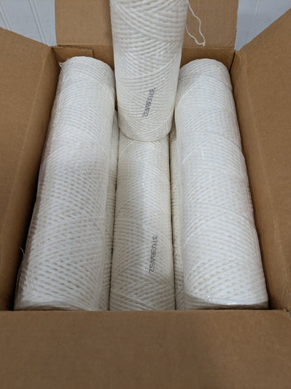 Parker Plumbing Cartridge Filter: 2-1/2" OD, 10" L, 10 micron Box of 6 19R10S