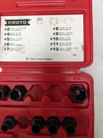 PROTO Socket & Wrench Bolt Extractor INCOMPLETE J69X00