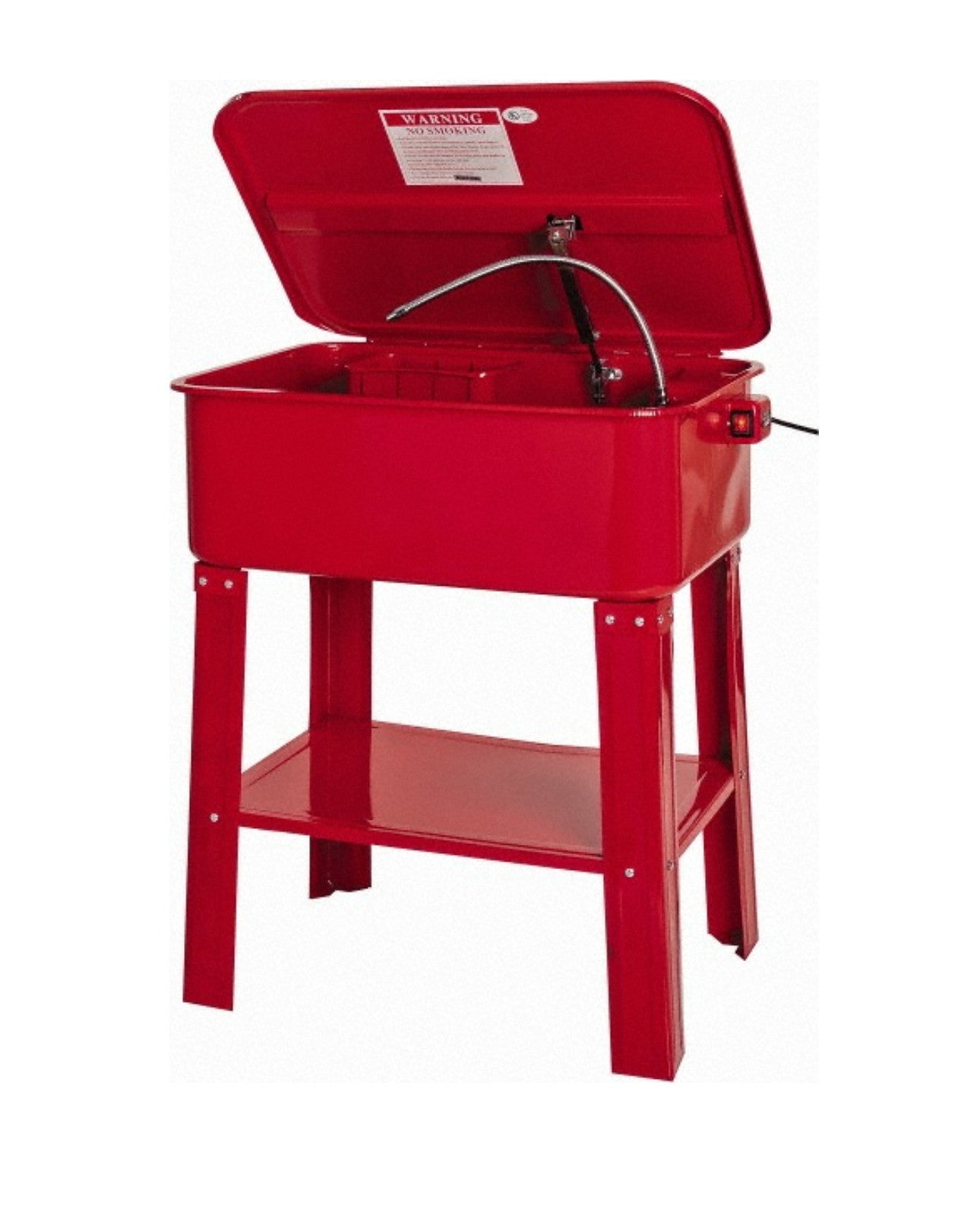 Free Standing Recirculating Parts Washer 12 Gallon Capacity 115v Pump
