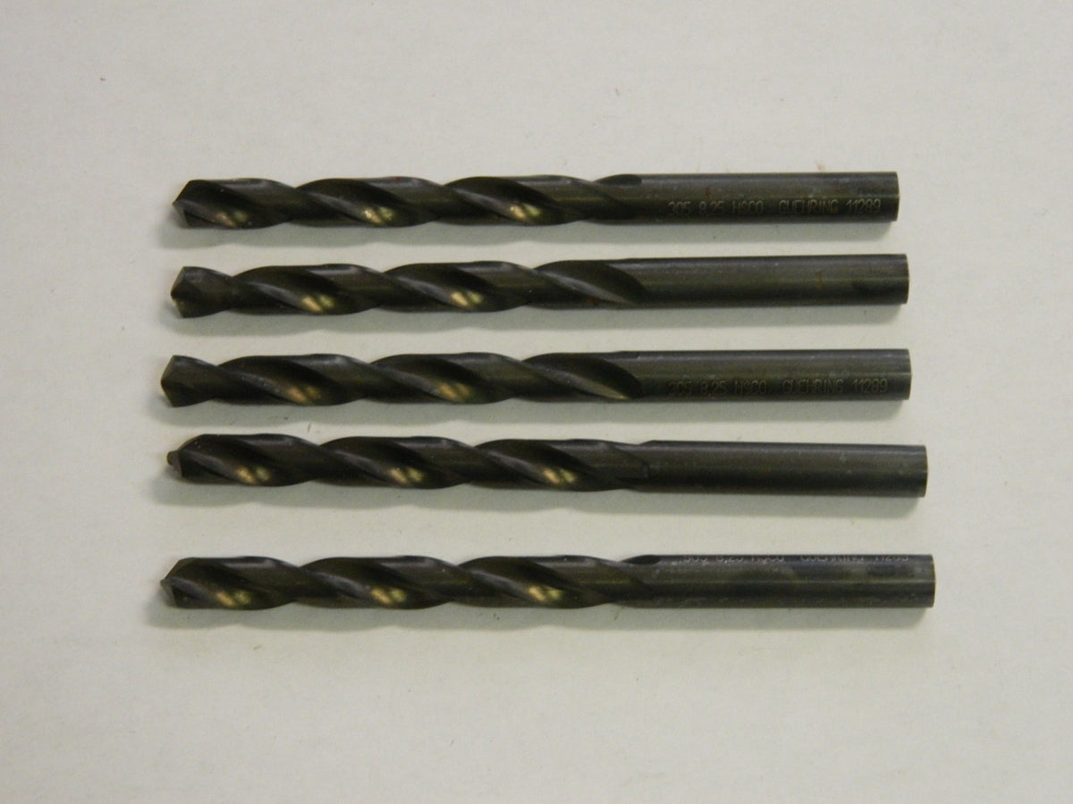 Guhring 8.25 mm 118° Steam Oxide Coated Cobalt Jobber Drill QTY 5 9003050082500