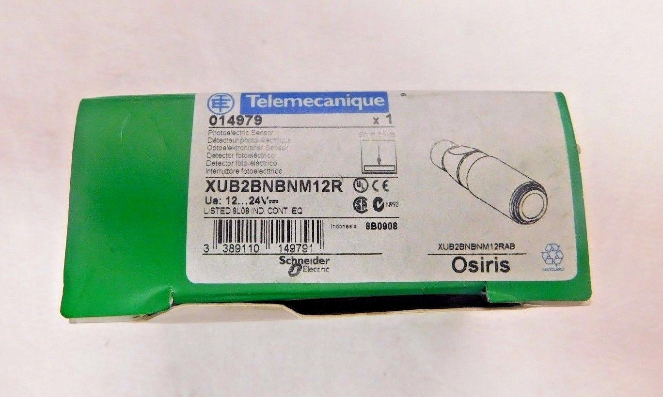 Telemecanique Through Beam Photoelectric Sensor 4 Pin M12 15m XUB2BNBNM12R