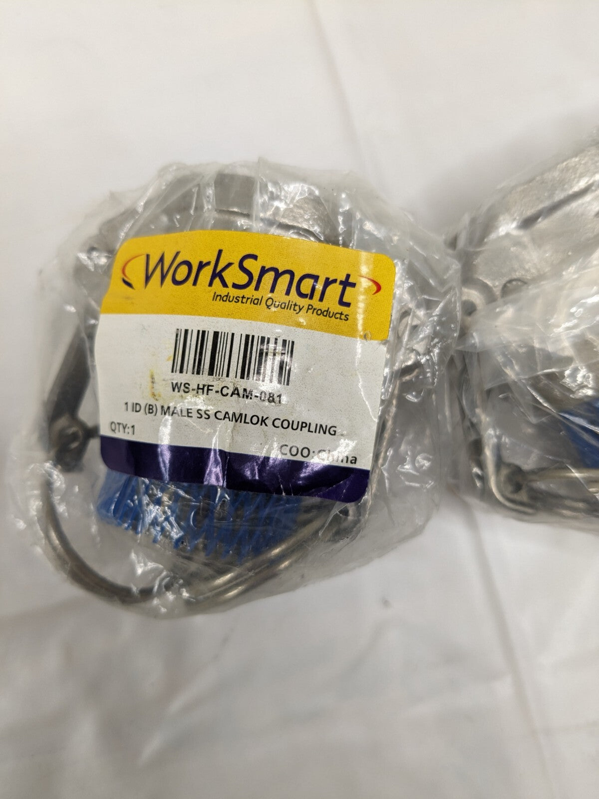 WorkSmart Cam & Groove Coupling: 1", 1,000 psi Max Qty 2 WS-HF-CAM-081