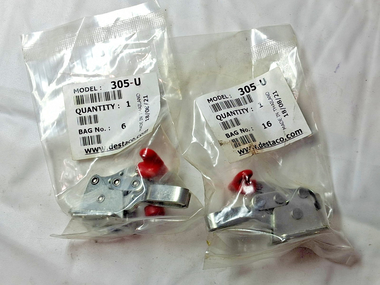 De-Sta-Co Manual Hold-Down Toggle Clamp 150.00lb Capacity 2PK 305-U