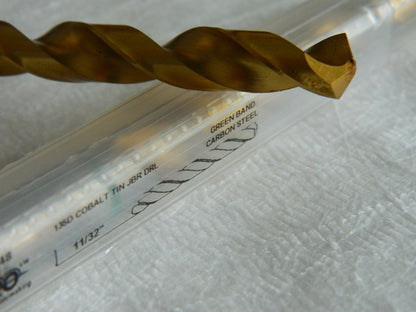 Accupro 11/32" 135º Point Angle  Cobalt Jobber Drill Qty. 2  02375848