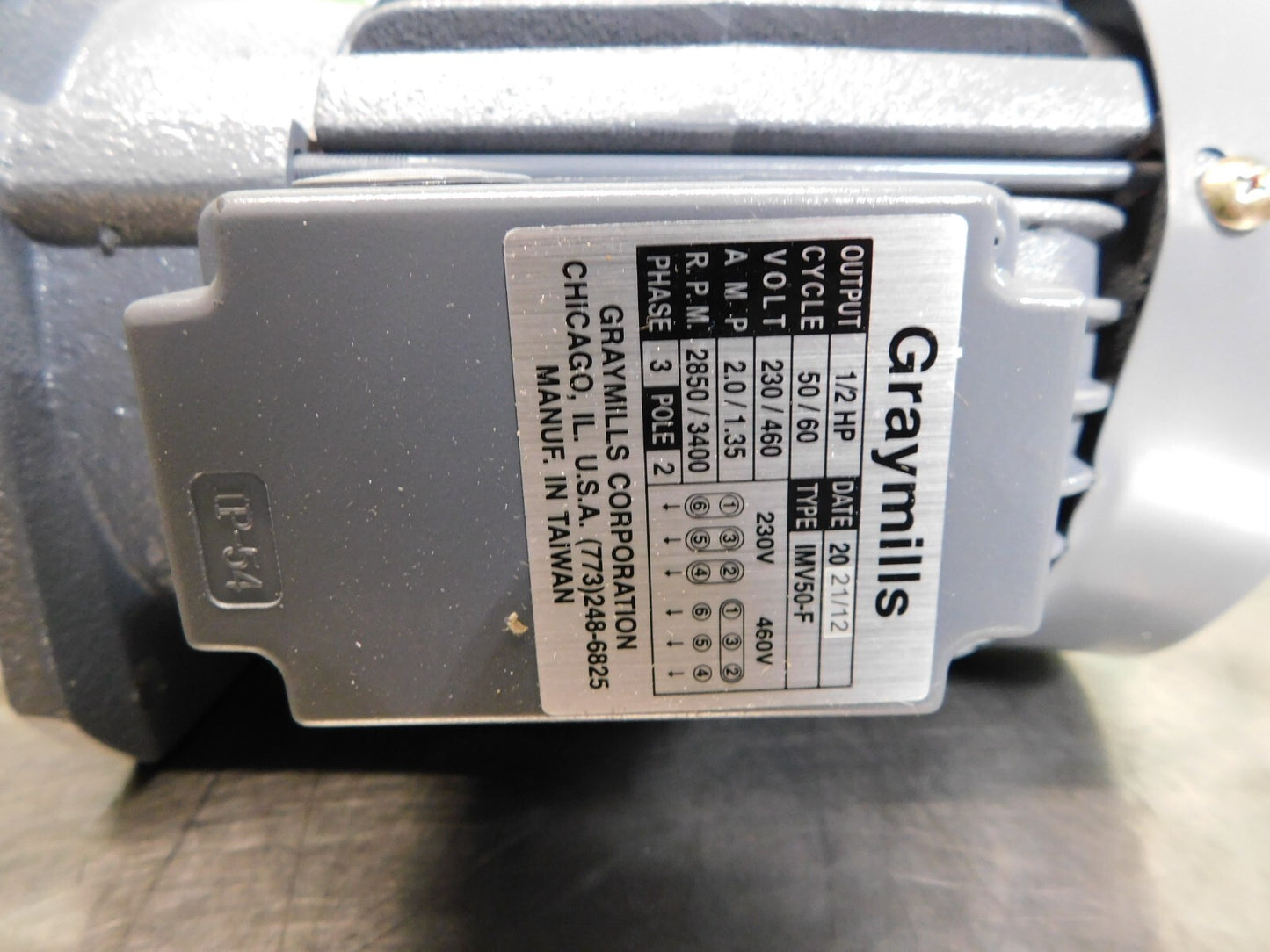 Graymills Immersion Machine Tool/Recirculating Pump IMV50-F PARTS/REPAIR