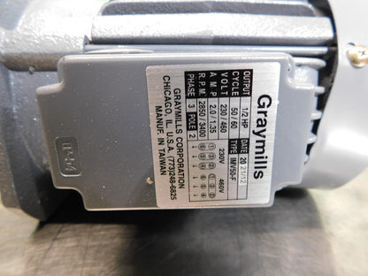 Graymills Immersion Machine Tool/Recirculating Pump IMV50-F PARTS/REPAIR