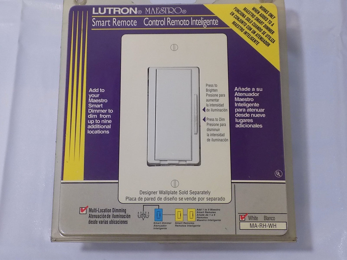 Lutron MA-RH-WH Maestro Companion Dimmer White