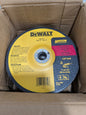 (10) DeWALT Depressed-Center Wheel Type 27, 7" Dia, 1/4" Thick, 7/8" Hole DW4719