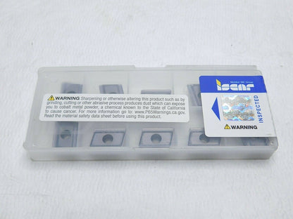 Iscar Carbide Milling Inserts NPHT13004RG-HF Grade IC908 Qty 10 4852459