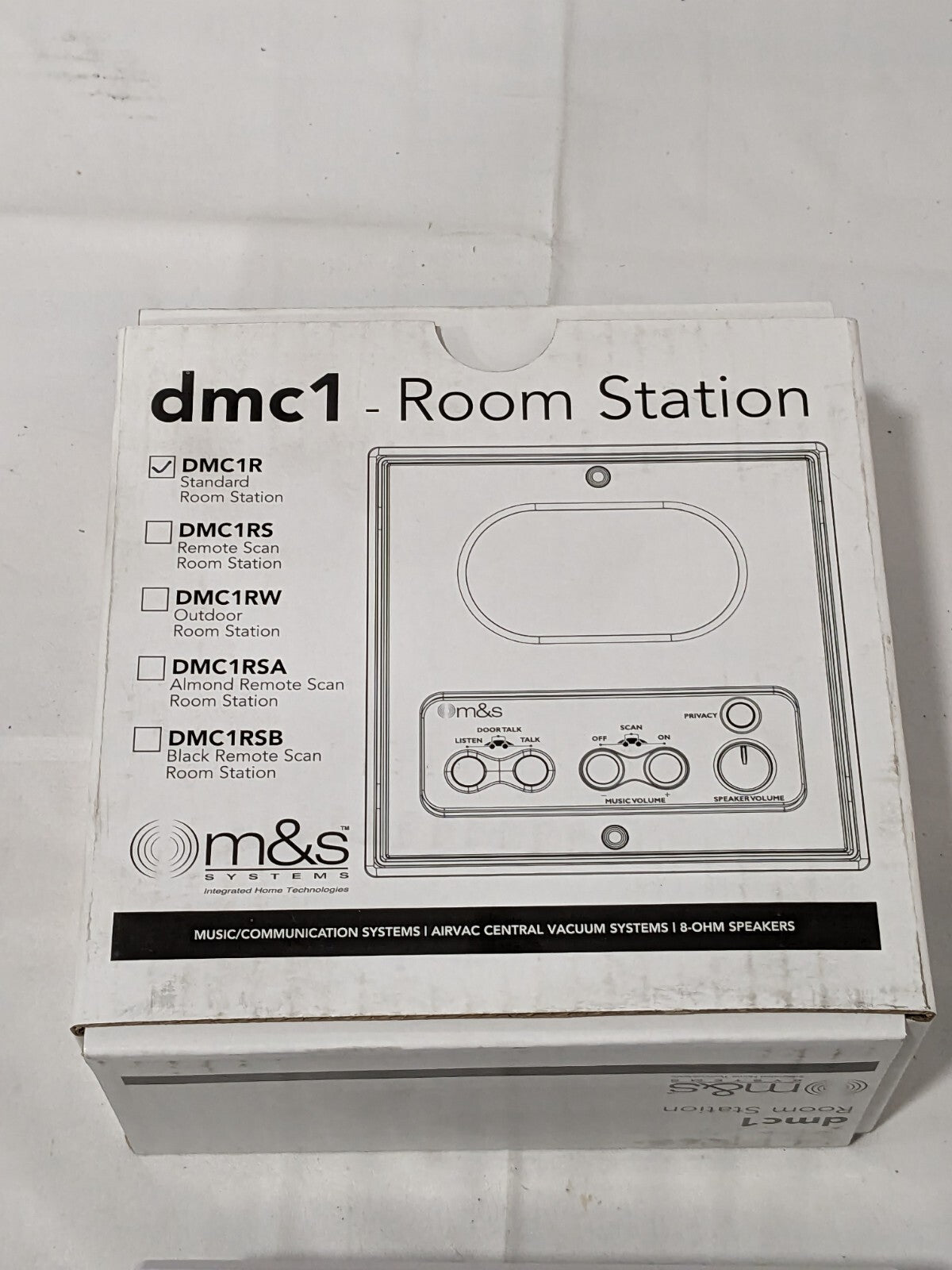 M&S Systems Standard Indoor Room Station White DMC1R
