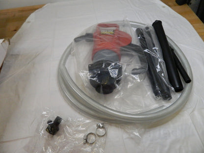 PRO-LUBE Lever Hand Pump: 1 PINT/STROKE Nitrile Butadiene Rubber &amp; Steel PLP