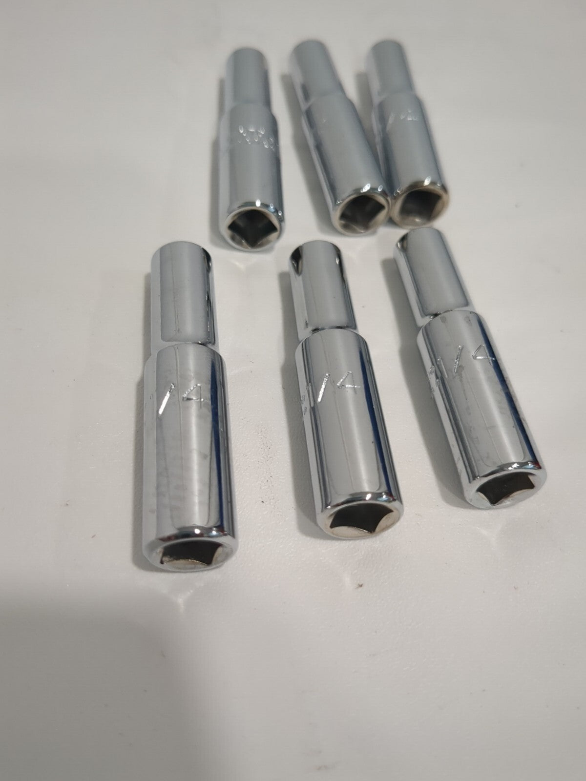 PROTO 6pk Hand Sockets: 1/4" Drive, 1/4" Socket, 6-Point J4708L