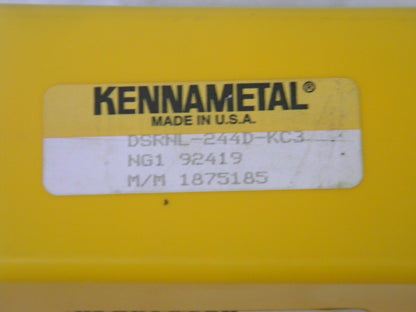 Kennametal Indexible Toolholder 1.5 Shank Dia RH 6 OAL DSRNL-244D-KC3