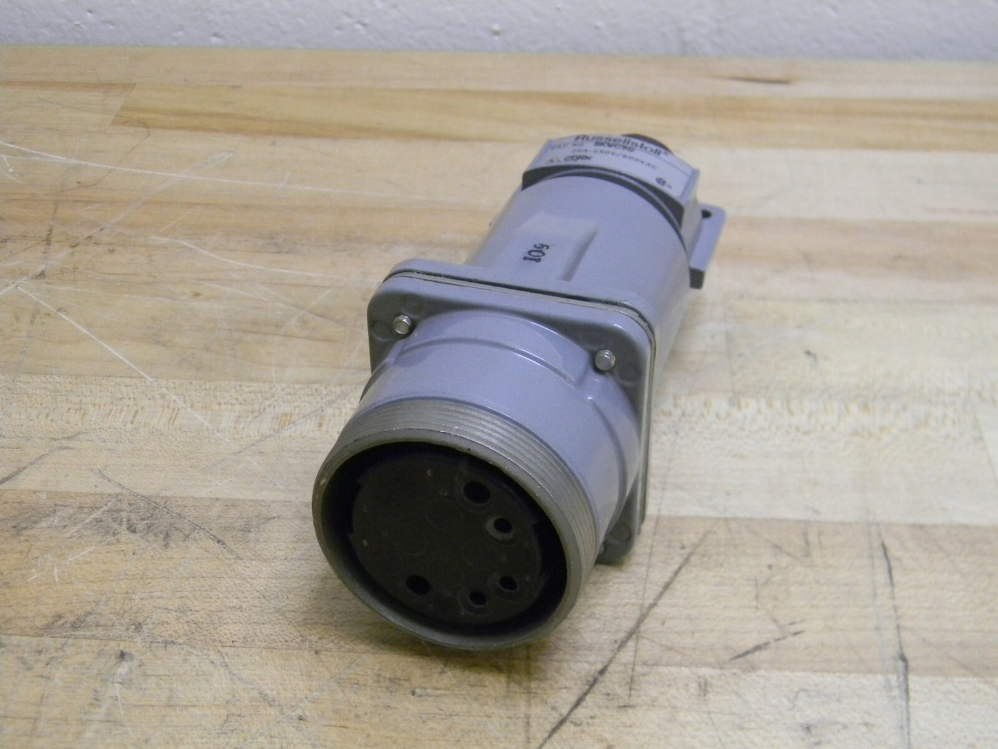 Russell Stoll Control Circuit Female Connector 600VAC 250VDC 4P 5W 20A SKWC5G
