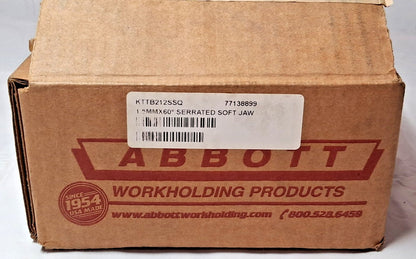 Abbott Steel Soft Lathe Chuck Jaws Serrated KTTB212SSQ