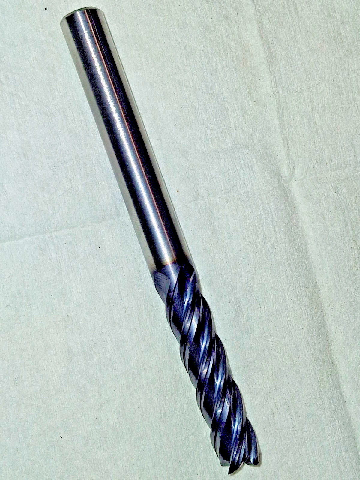 Widia Square End Mill 3/8" Dia 1-1/2" LOC Carbide 5576568