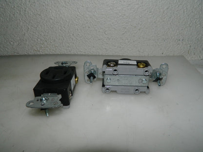 Pass &amp; Seymour Flush Receptacle 2 Pack Ungrounded 120/208 VAC 20 Amp 3822