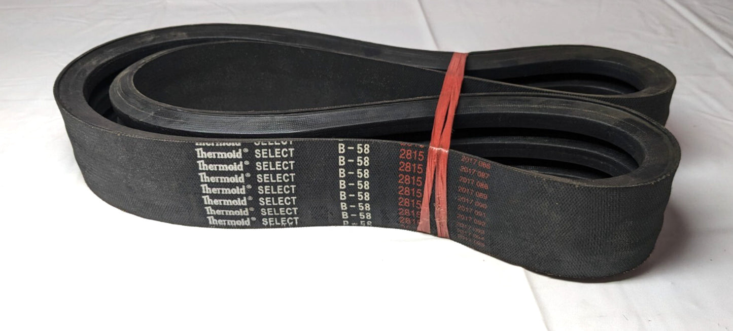Thermoid Select 3 Rib V-Belt Neoprene B058/3SEL