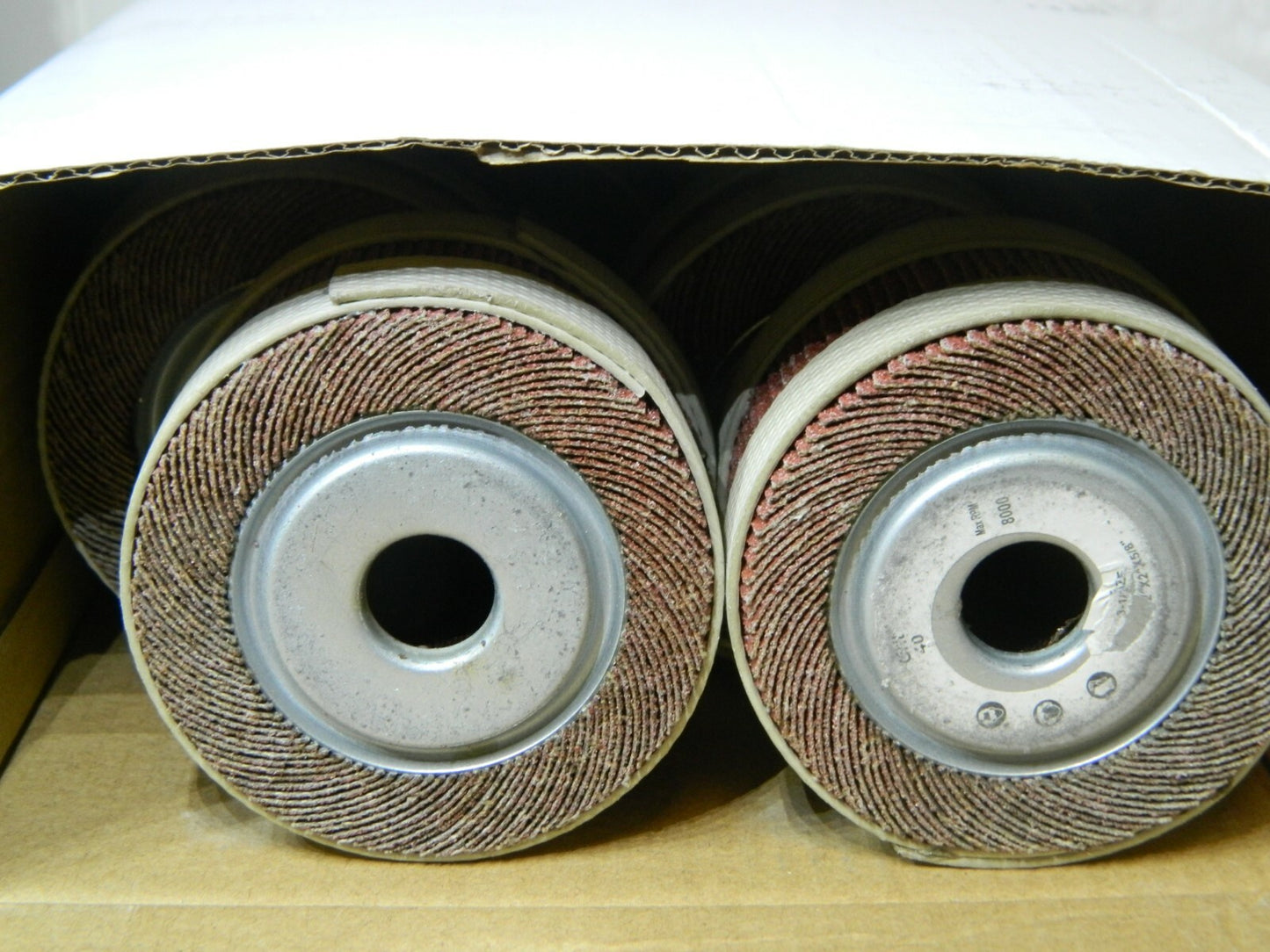 Tru-Maxx 3-1/2 x 2" 40 Grit Aluminum Oxide Unmounted Flap Wheel Qty 10 8766