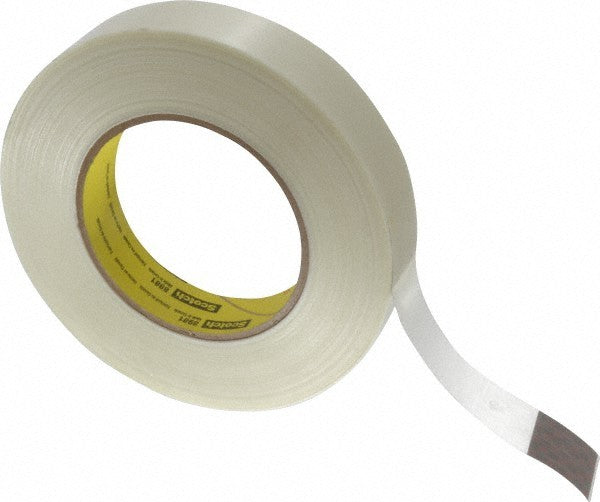3M Scotch Packing Tape 1" Wide Clear Rubber Adhesive 9 Rolls 7000123468