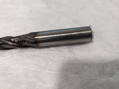 OSG Roughing End Mill: 7/16" Dia, 4 Flutes, Single End, Cobalt 4559908