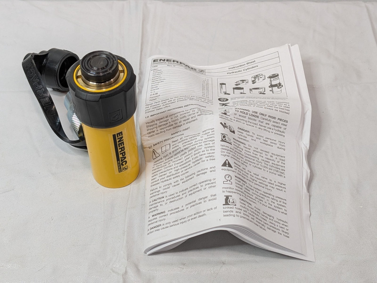 Enerpac Hydraulic Cylinder 5 Ton Capacity 1" Stroke RC51