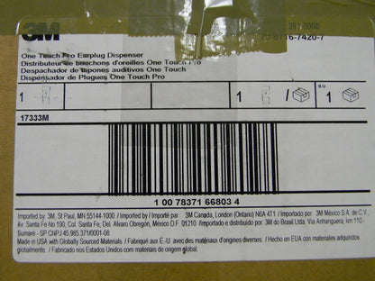 3M Earplug Dispensers & Refills  10078371668034
