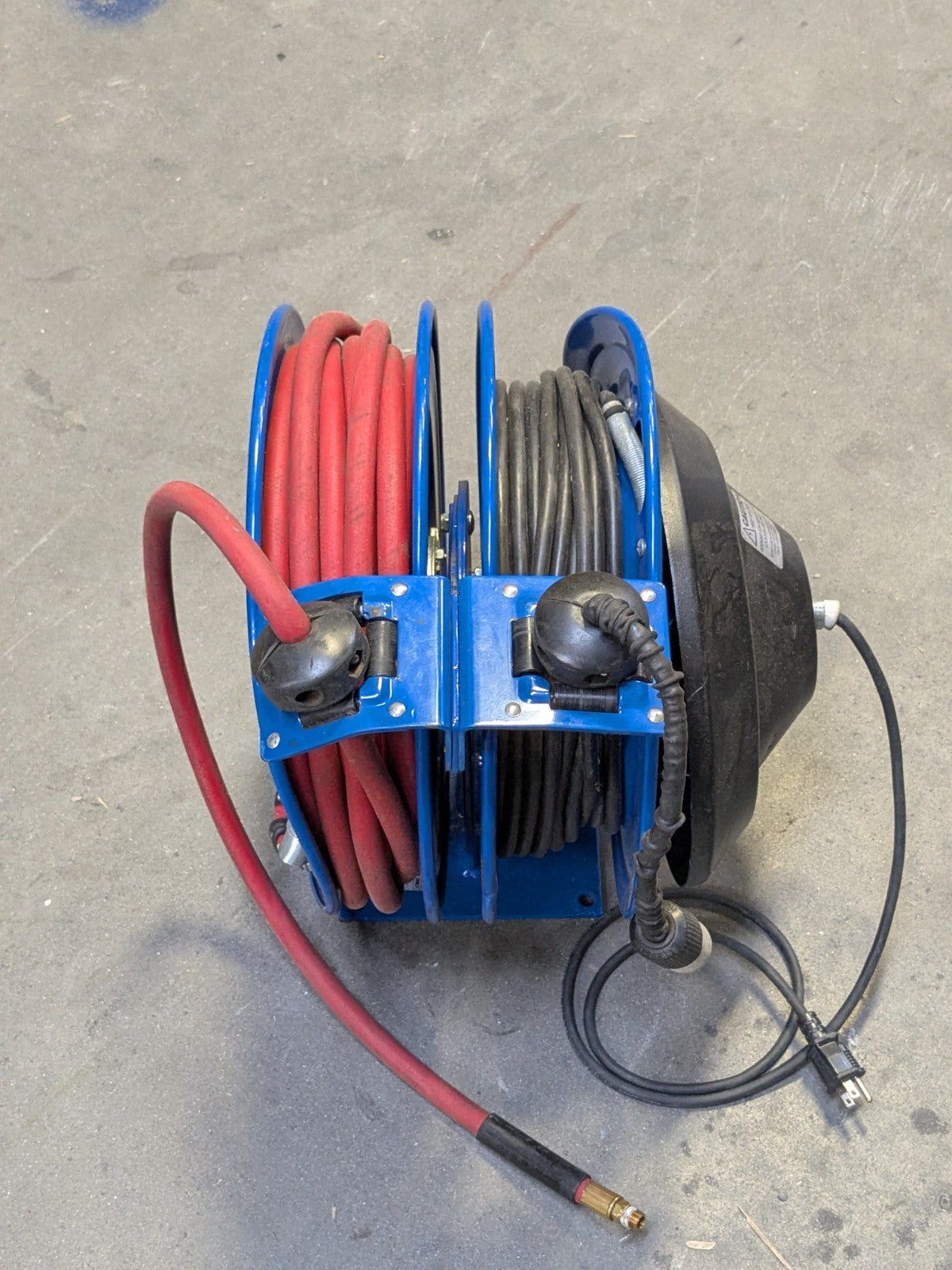 CoxReels Spring Return Combo Air Hose / Power Cord Reel 50 FT. Parts / Repair
