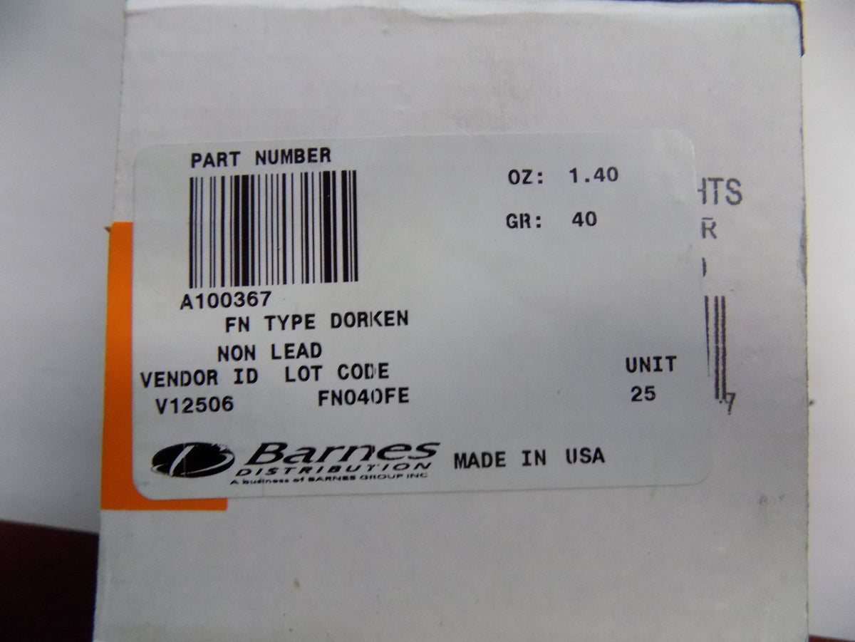 Barnes Distribution Coated Steel Clip on Wheel Weights 1 Box of 25 #A100367