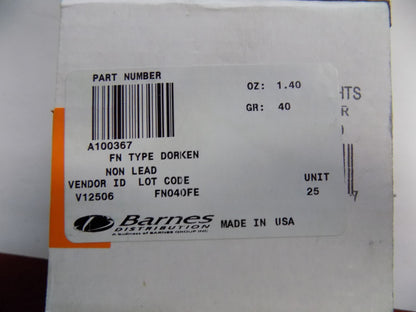 Barnes Distribution Coated Steel Clip on Wheel Weights 1 Box of 25 #A100367