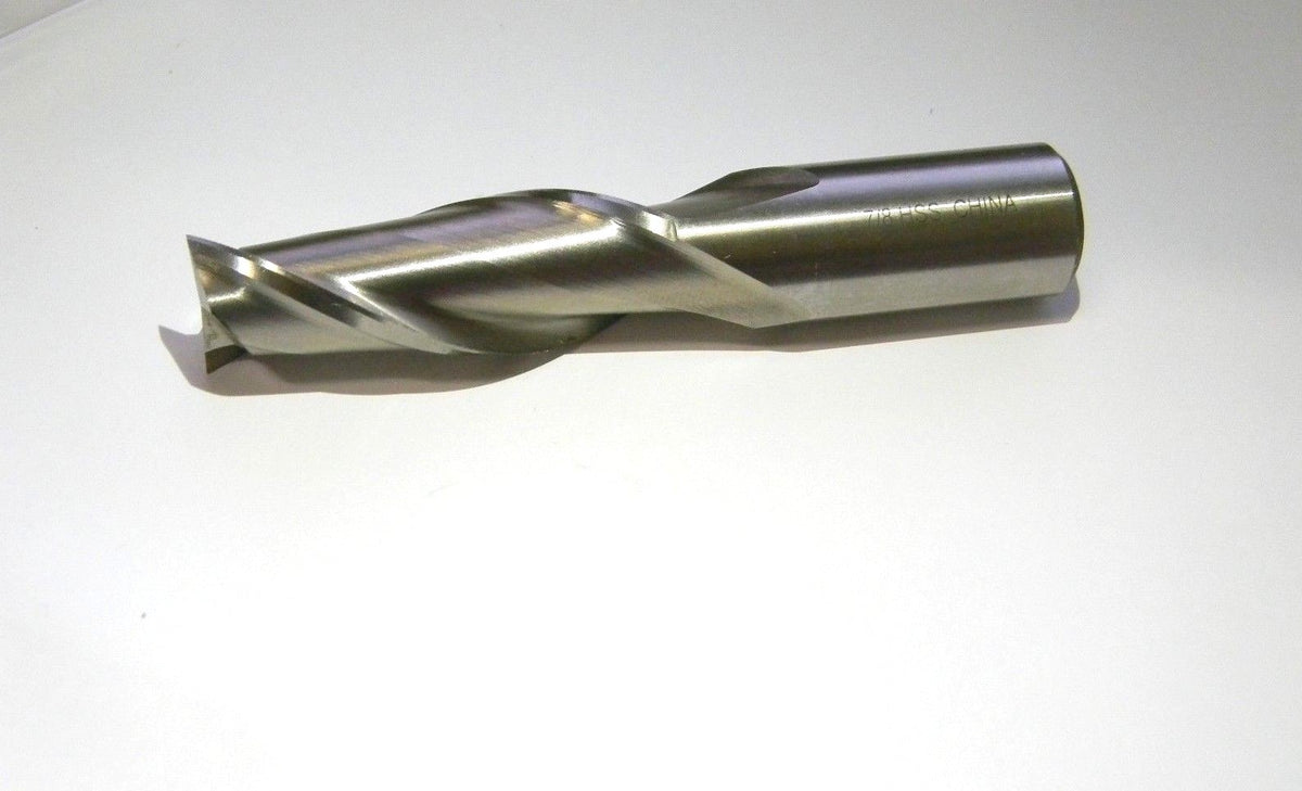 Pro 7/8" x 2-1/2" x 7/8" x 4-3/4" 2Fl HSS Square End Mill 11