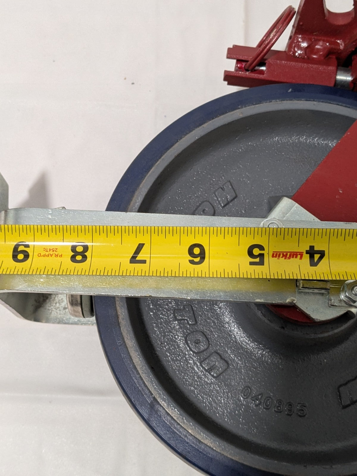 HAMILTON Swivel Top Plate Caster Polyurethane, 8" Dia, 2" Width S-HS-8SPB-4SL-ZB