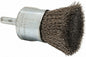 Weiler End Brushes: 1" Dia, Stainless Steel, Crimped Wire QTY 2 98540