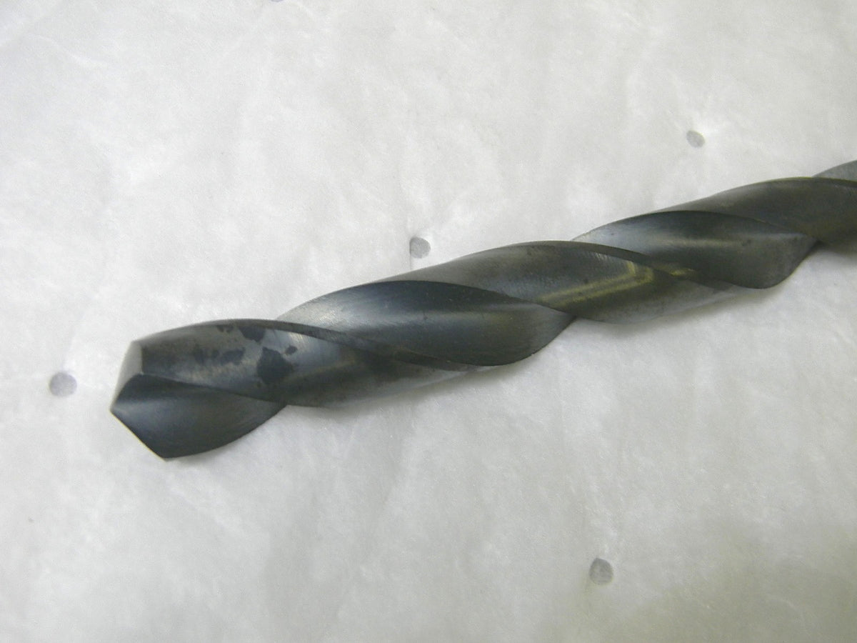 Interstate 3MT Taper Shank Drill Bit 27/32 HSS 118º PT 10 Fl Lgth RH 15 OAL