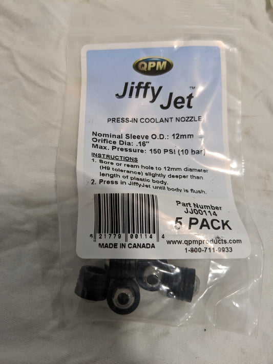 JiffyJet Press-In Coolant Nozzles 5pk jj00114