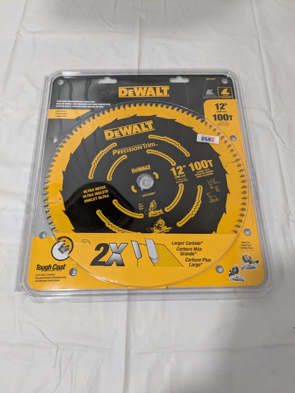 DEWALT Circular Saw Blade: 12 in Blade Dia., 100 Teeth DW72100PT