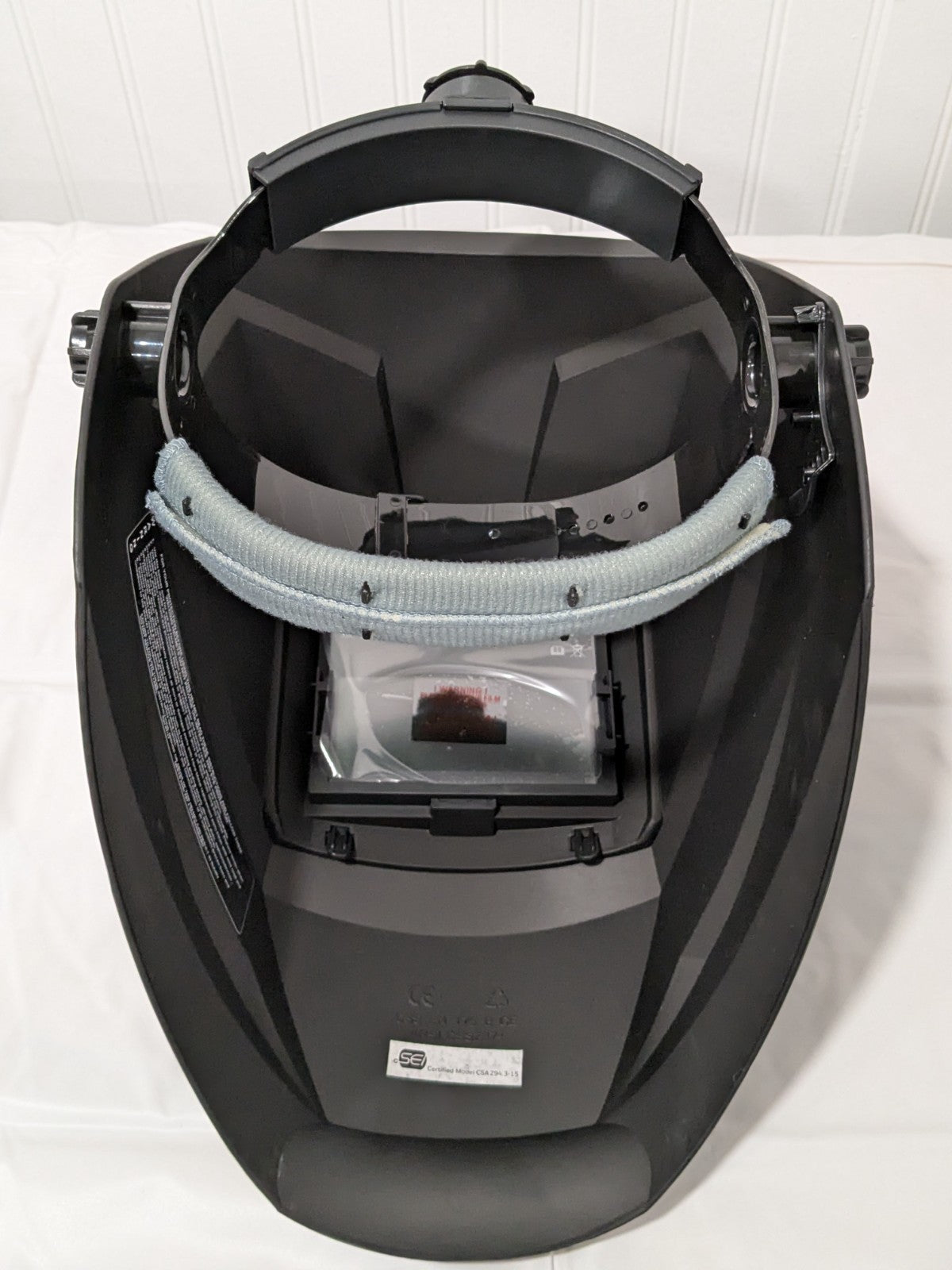 HONEYWELL Welding Helmet: Black, Shade 10, Nylon Fixed Front HW100