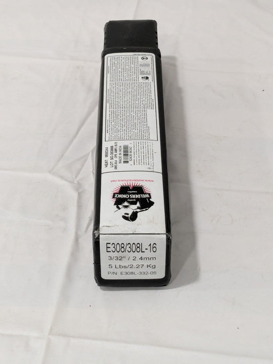 WELDER'S CHOICE Stick Welding Electrode 3/32" Dia, 12" L, Stainless 59803643