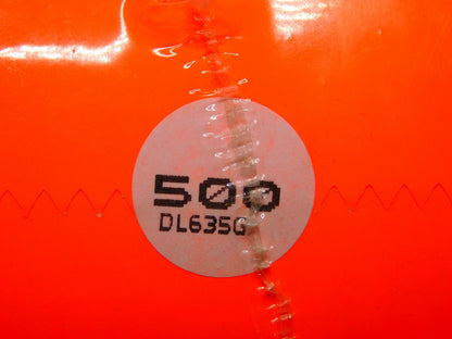 Tape Logic Inventory Rectangle Label Fluorescent Red 6" L x 4" W 500/R