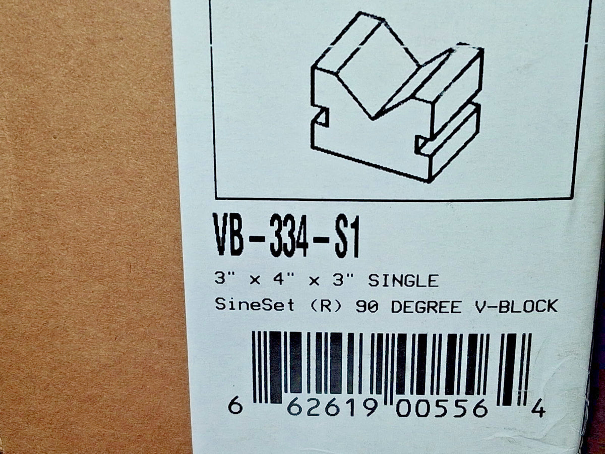 Suburban Tool V-Block 2-7/8″ Max Capacity 90 deg V Angle VB334S1