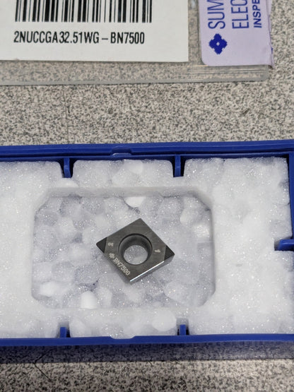 Sumitomo Turning Insert: 2NUCCGA32.51WG BN7500, PCBN 16RKWG4