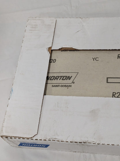 (50) Norton Sanding Sheets: 9" W x 11" OAL, 120 G, Aluminum Oxide 66261181504