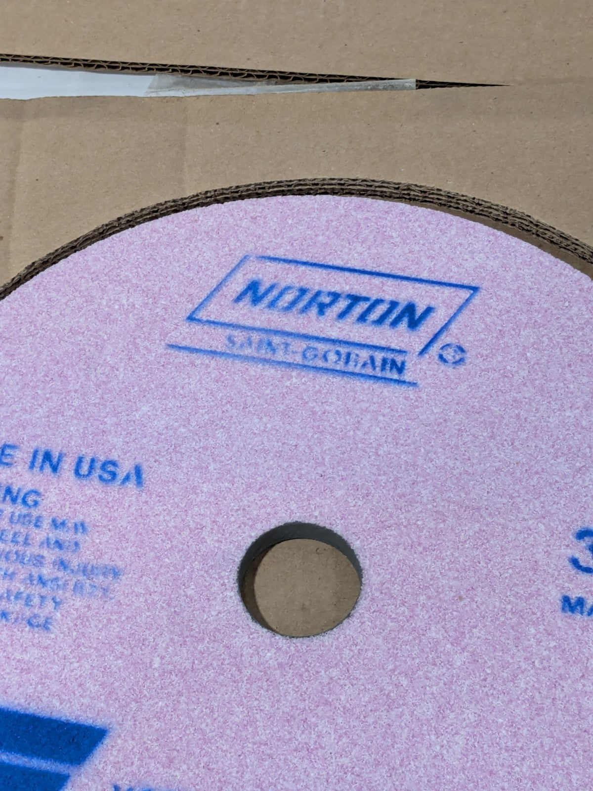 Norton Surface Grinding Wheel: 250.00 mm Dia, 10.00 mm Thick 69083155615