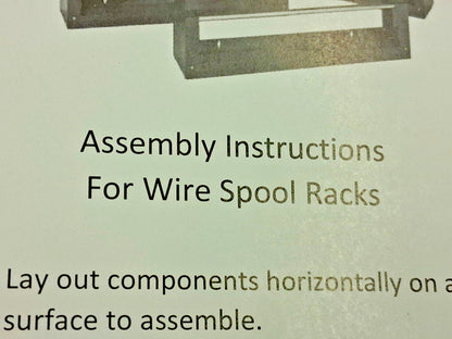 Durham Wire Spool Rack 2 Levels 384-95