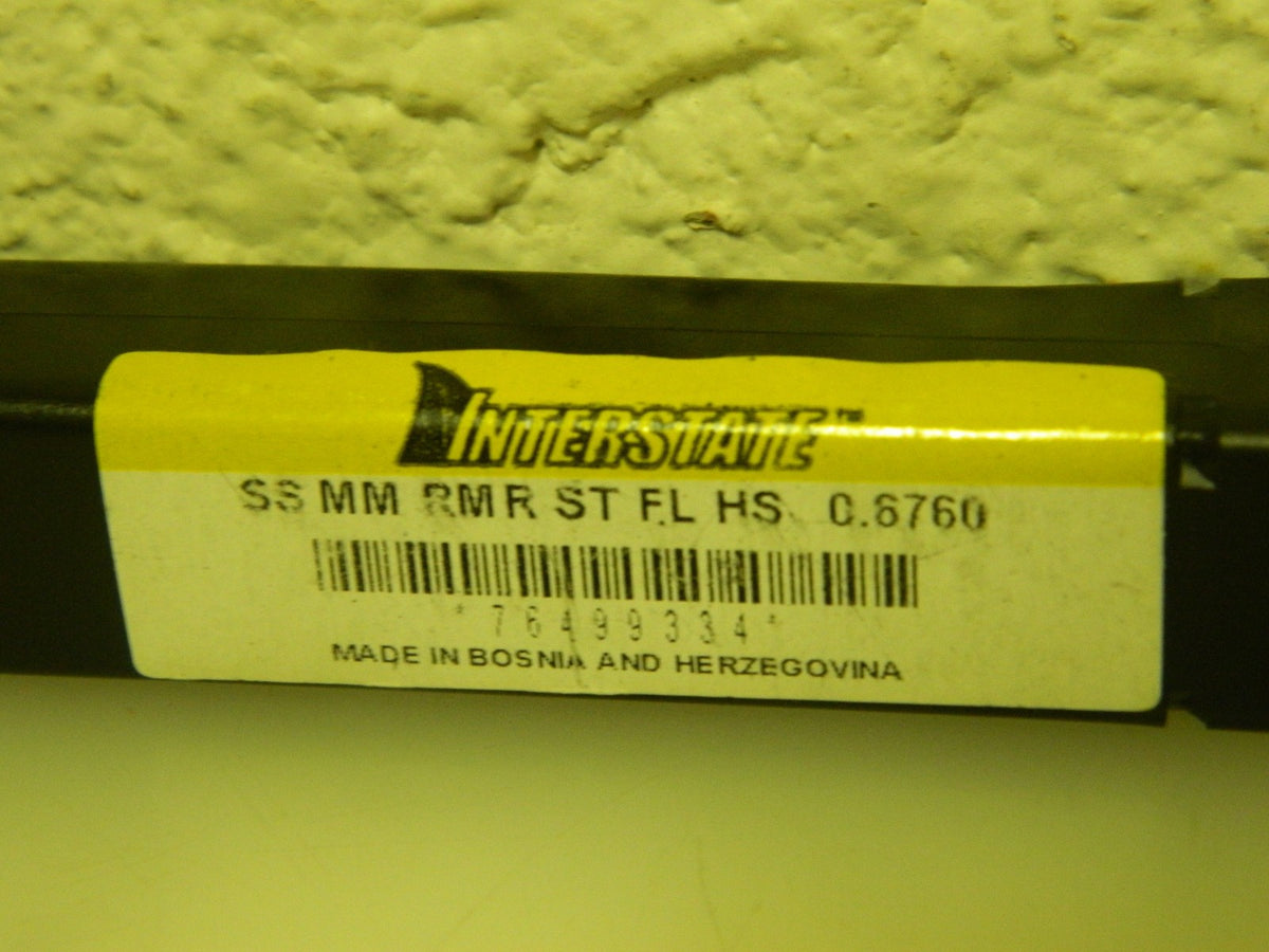 Interstate Chucking Reamer 0.676" HSS 9" OAL  2-1/4" Flute Length 76499334