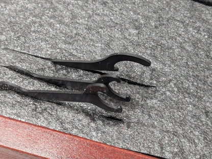 Starrett 6 Piece Mechanical Outside Micrometer Set 6 to 12" Range 72704