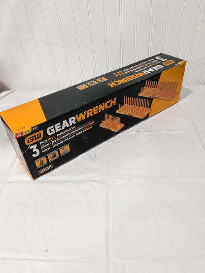 GEARWRENCH 3 Piece Socket Storage: Tray; Drive Size: 1/4", 3/8" & 1/2" 83119