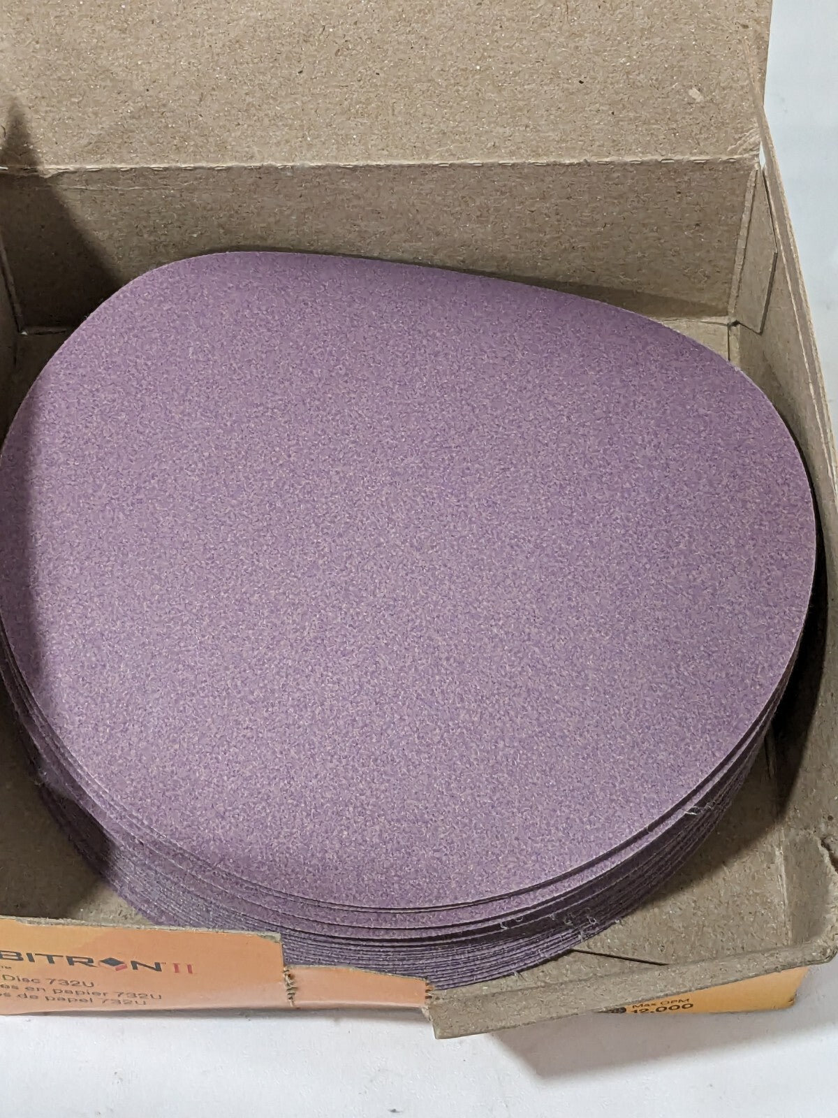 3M Hook & Loop Disc: 6" Dia, 220 Grit, Coated, Ceramic Qty 25 710007521